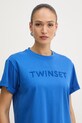 Twinset T-shirt Γυναικείο Βαμβακερό μπλε 261LM2NJJ