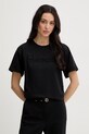 Twinset T-shirt Γυναικείο βαμβακερό μαύρο 261LM2NJJ