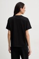 Ρούχα Twinset T-shirt Γυναικείο βαμβακερό 261LM2NJJ μαύρο