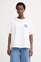Twinset T-shirt damski bawełniany biały 261LM2CFF