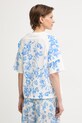 Odzież Twinset T-shirt damski z bawełną 261LM2SDD biały