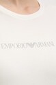 Emporio Armani Underwear t-shirt damski z bawełną EW000408.AF19026 beżowy