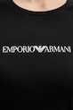 Emporio Armani Underwear dámske tričko s bavlnou čierna EW000408.AF19026
