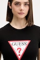 Guess Jeans t-shirt basic damski czarny W4YI04.J1314