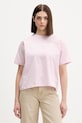 Guess Jeans t-shirt damski bawełniany różowy W6GI04.K8HM0