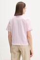 Odzież Guess Jeans t-shirt damski bawełniany W6GI04.K8HM0 różowy