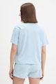 Odzież Guess Jeans t-shirt damski bawełniany W6GI04.K8HM0 niebieski
