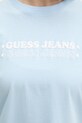 Guess Jeans t-shirt damski bawełniany W6GI04.K8HM0 niebieski