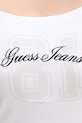 Guess Jeans tričko dámské bavlněné s elastanem W6GI07.J1314 bílá