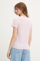 Oblečenie Guess Jeans tričko dámske bavlnené W6GI45.K8HM0 ružová
