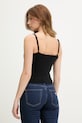 Дрехи Guess Jeans топ дамски W6GPB5.KG372 черен