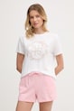 Guess T-shirt γυναικείο CORINNE λευκό E6GI01.K68D2