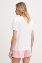 Ρούχα Guess T-shirt γυναικείο CORINNE E6GI01.K68D2 λευκό