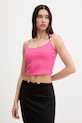 Guess plážový top dámsky NEREA ružová E6GP01.KG322