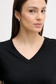 Sisley t-shirt czarny 3TNHL108E