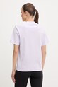 Odzież adidas by Stella McCartney t-shirt treningowy damski z bawełną JZ0689 fioletowy