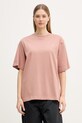 adidas by Stella McCartney T-shirt damski bawełniany pomarańczowy JZ0696