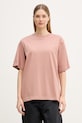 adidas by Stella McCartney T-shirt damski bawełniany pomarańczowy JZ0696