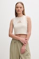 adidas crop top damskie x Z.N.E beżowy KA0088