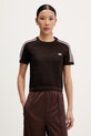 adidas Originals футболка жіноча ажурна коричневий KC6480