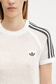 adidas Originals crop top damski beżowy KE0200