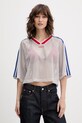 adidas Originals T-shirt oversize damski szary KE2358
