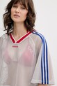 adidas Originals T-shirt oversize damski szary KE2358