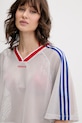 adidas Originals T-shirt oversize damski szary KE2358