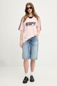 adidas Originals t-shirt oversize damski KG3611 różowy SS26