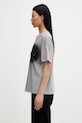 MM6 Maison Margiela t-shirt bawełniany S52GC0364.M20048 szary SS26