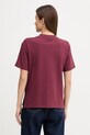 Odzież United Colors of Benetton t-shirt bawełniany 3BVXD10BY bordowy