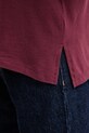 United Colors of Benetton t-shirt bawełniany 3BVXD10BY bordowy
