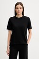 United Colors of Benetton t-shirt bawełniany bawełna czarny 3BVXD10BY