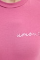 United Colors of Benetton t-shirt 3ECMD10C6 różowy