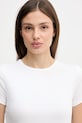 United Colors of Benetton t-shirt bawełniany biały 3GA8D10BX