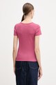 Odzież United Colors of Benetton t-shirt bawełniany 3GA8D10BX różowy