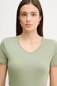 United Colors of Benetton t-shirt bawełniany zielony 3GA8D4029