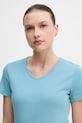 United Colors of Benetton t-shirt bawełniany niebieski 3GA8D4029