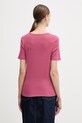 Odzież United Colors of Benetton t-shirt bawełniany 3GA8E16A2 różowy
