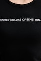 United Colors of Benetton t-shirt bawełniany 3GA8E16A2 czarny