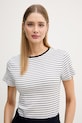 United Colors of Benetton t-shirt damski bawełniany biały 339PD10BX