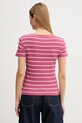 Odzież United Colors of Benetton t-shirt damski bawełniany 339PD10BX różowy