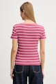 Odzież United Colors of Benetton t-shirt damski bawełniany 339PD10BX różowy