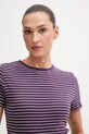 United Colors of Benetton tričko dámské bavlněné fialová 339PD10BX