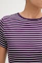 United Colors of Benetton tričko dámské bavlněné 339PD10BX fialová