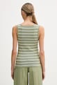 Odzież United Colors of Benetton top damski bawełniany 339PDH018 zielony