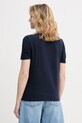 United Colors of Benetton t-shirt damski bawełniany z elastanem 3ECMD10C7 granatowy SS26