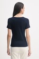 Odzież United Colors of Benetton t-shirt damski bawełniany z elastanem 3O4YD10CC granatowy