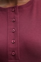 United Colors of Benetton tričko dámske bavlnené s elastanom 3O4YD10CC burgundské