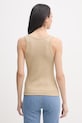 Odzież United Colors of Benetton top damski bawełniany z elastanem 3O4YDH01B beżowy